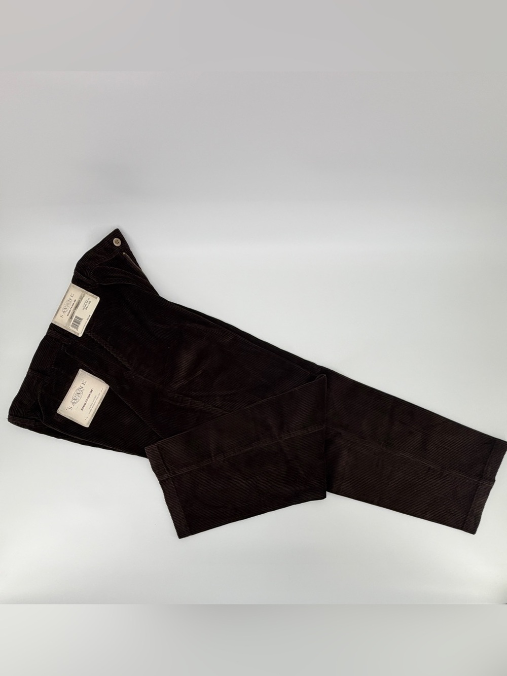 Savane Dark Brown Corduroy Trousers